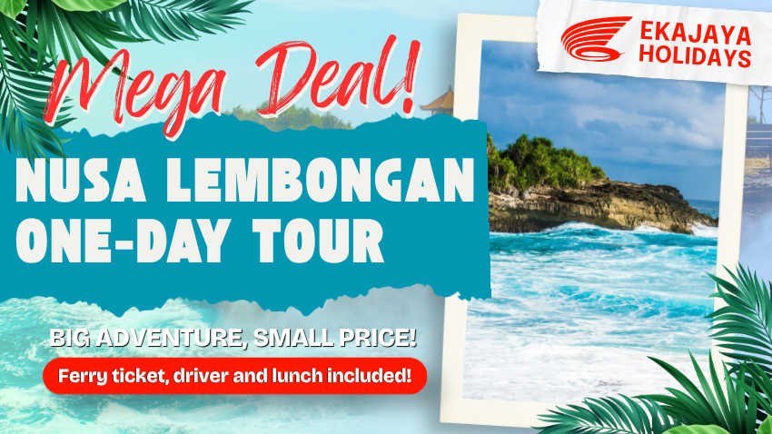 MEGA DEAL - One Day Tour to Nusa Lembongan (For 2 Pax)